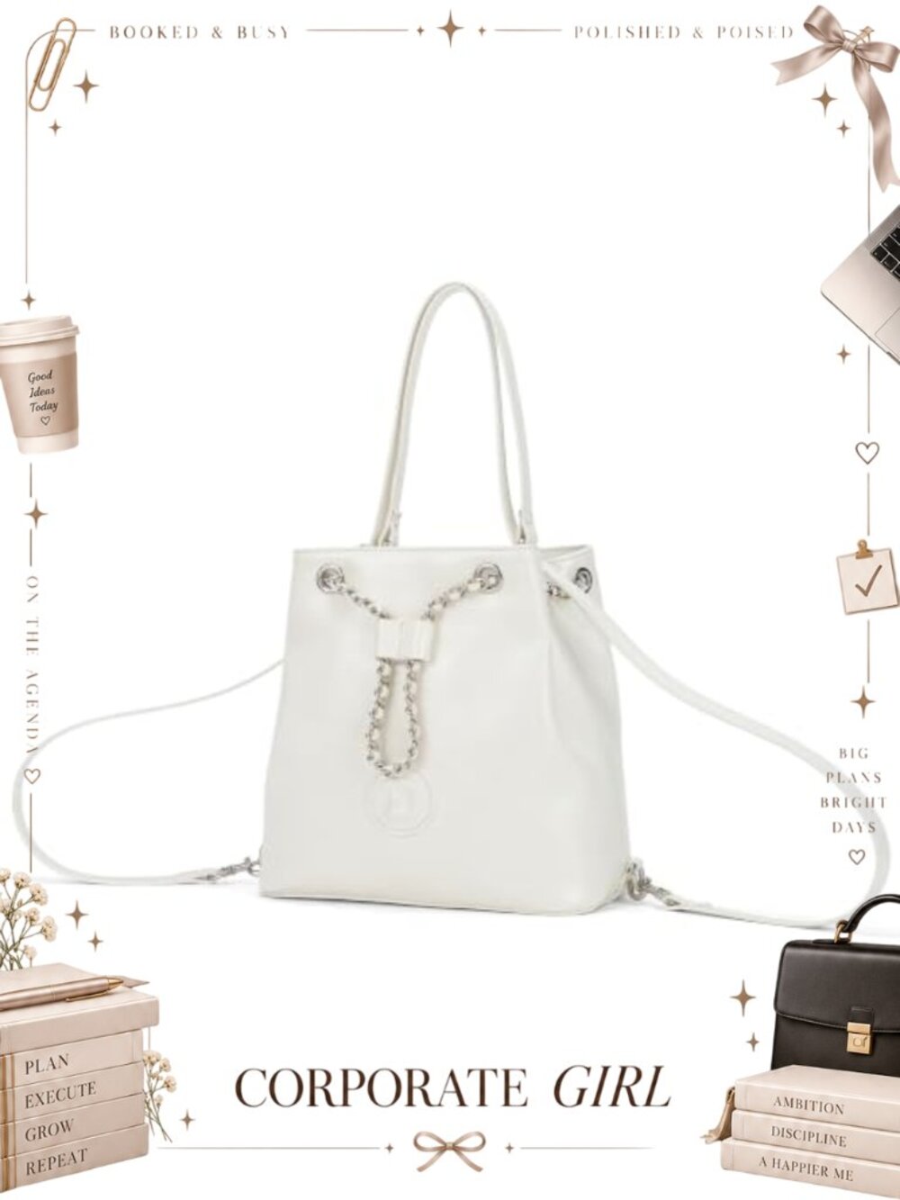 Vegan Leather Mini Backpack Purse Convertible Crossbody Shoulder Bag